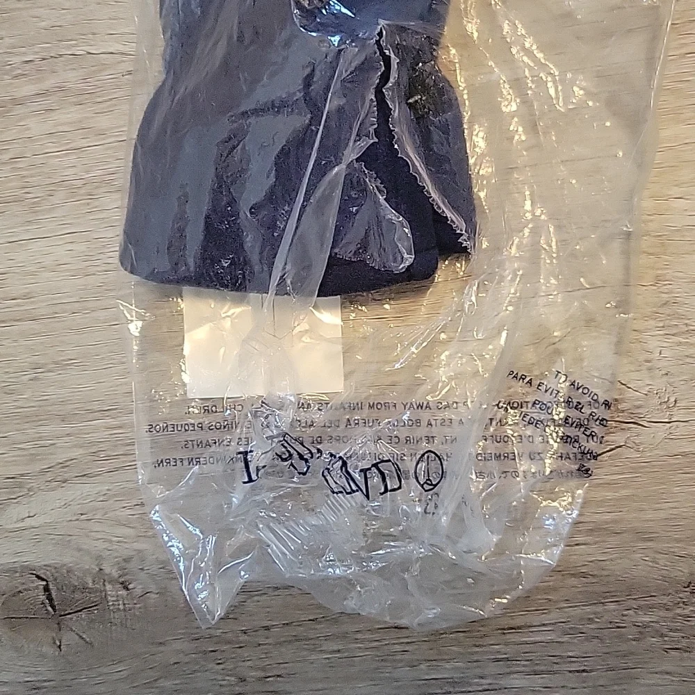 Lands end blue fleece gloves small